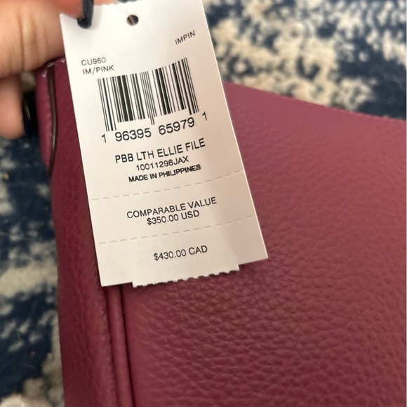 Coach Leather Ellie File Bag - Picture 2 of 7